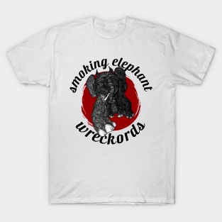 Smoking Elephant Wreckords Original T-Shirt